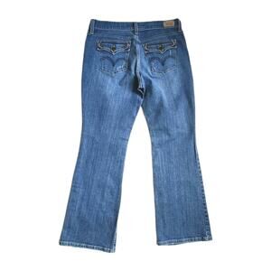 Levis 515 Jeans Women 8 SC Bootcut Mid-Rise Denim Pants Rivit Pockets Red Tab